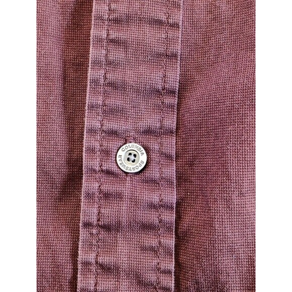 Columbia Sportswear Men's Button Down Short Sleeve Shirt Metal Buttons SZ L - Picture 3 of 7